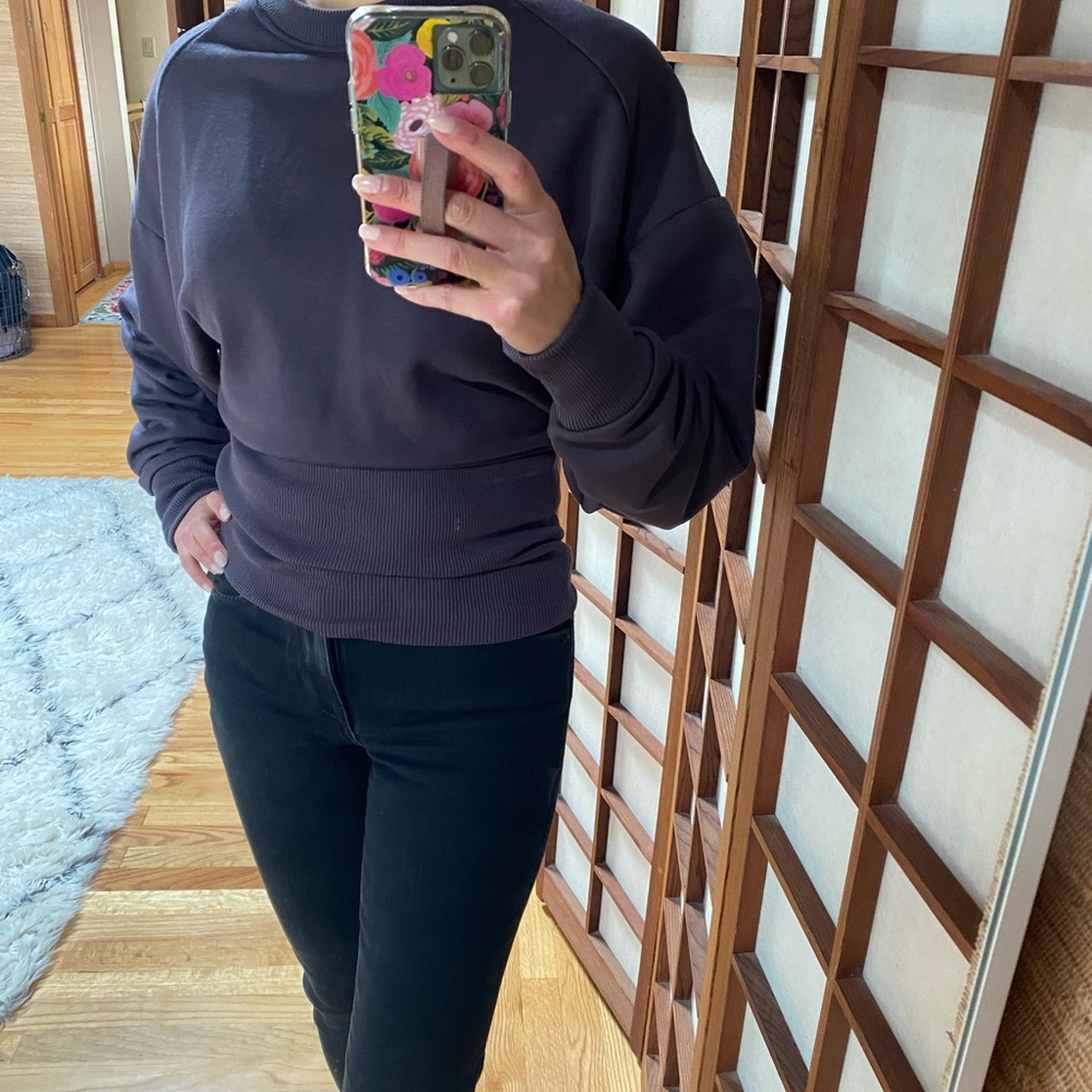 Athleta grey sweatshirt